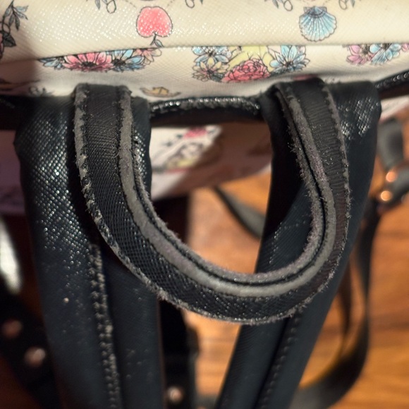Loungefly Cream Disney Princess Patterned Backpack - Picture 7 of 15